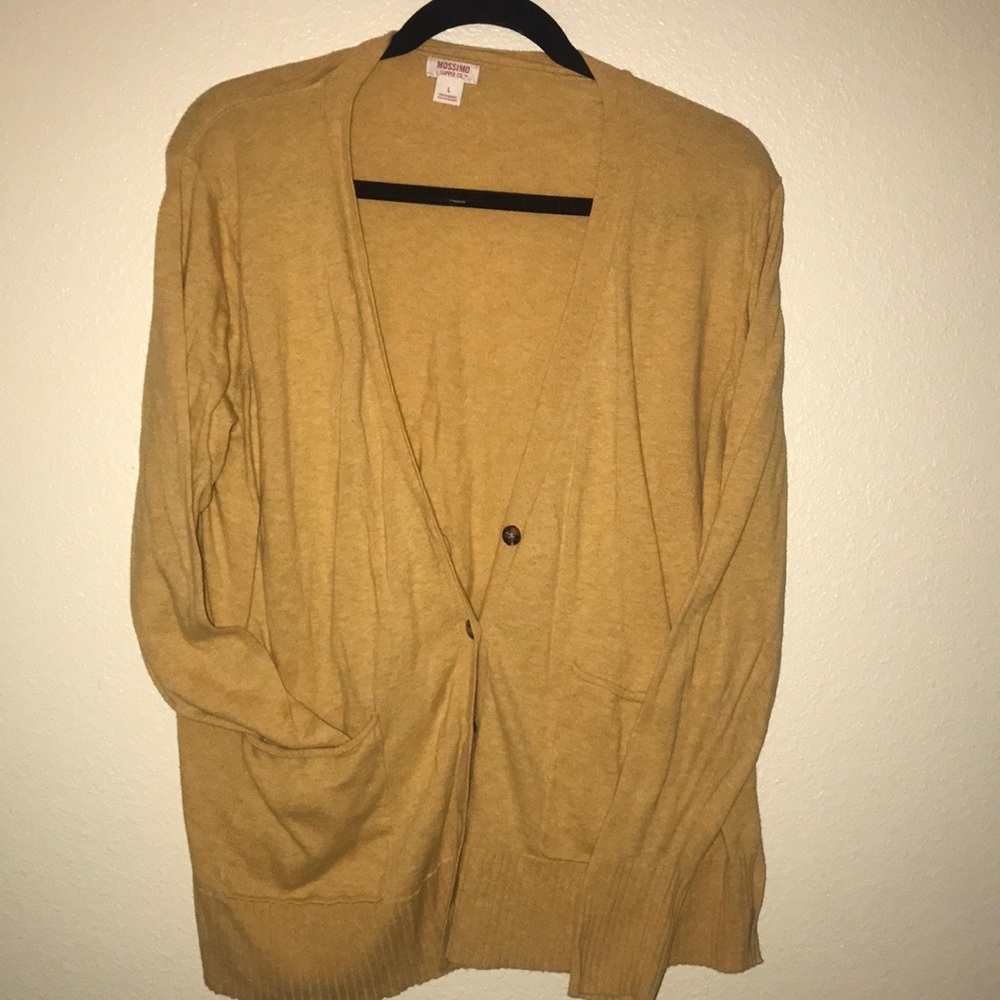 Mustard Yellow Cardigan